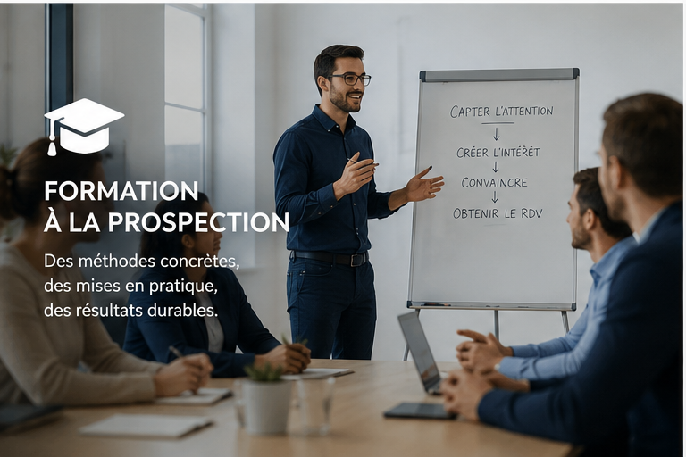 Illustration : Formation à la prospection