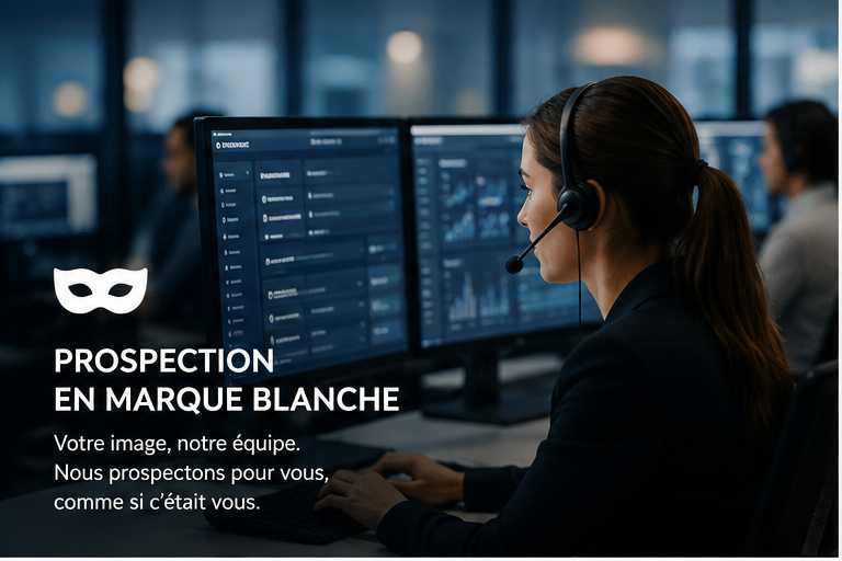 Illustration : Prospection en marque blanche
